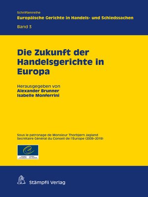 cover image of Die Zukunft der Handelsgerichte in Europa